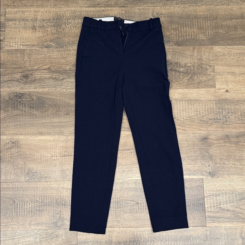 J. Crew High-Rise Cameron Pants in Deep Blue